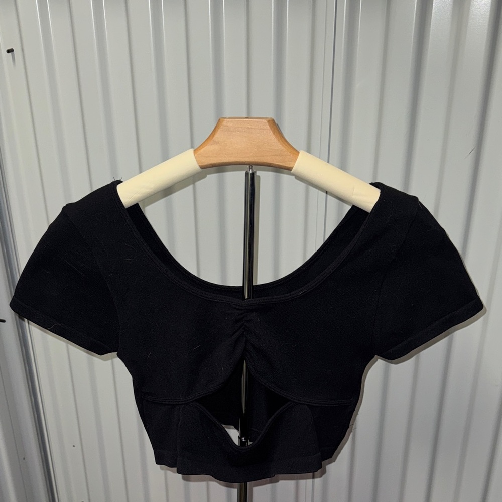 Aeropostale Black Crop Top
